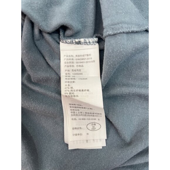 Abercrombie & Fitch XS Crewneck Short Sleeve Gray T-Shirt Cotton Blend Casual - Picture 6 of 8